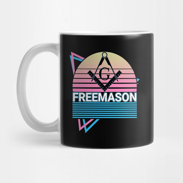 Freemason Freemasonry Masonic Masonry Retro Gift by Alex21